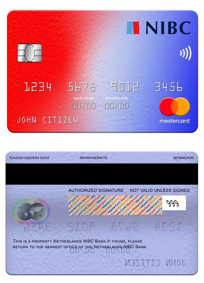 Netherlands NIBC Bank mastercard